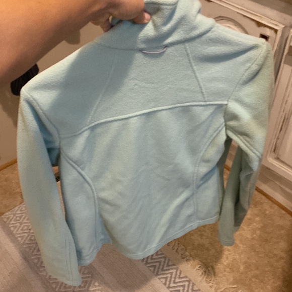 Mint green zip up Columbia sweater xs never worn - Picture 4 of 4